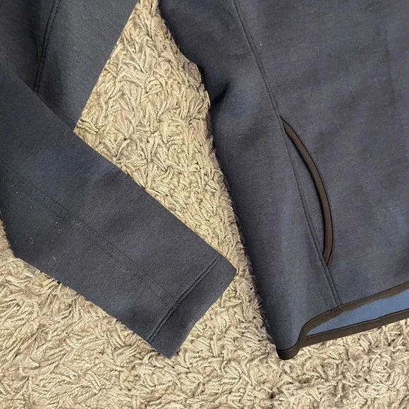 Obermeyer Women’s Lila Fleece Pullover Hooded Pockets Blue Size S EUC - Picture 6 of 12